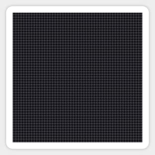 Black Forest Houndstooth Black and Grey Colors Sticker